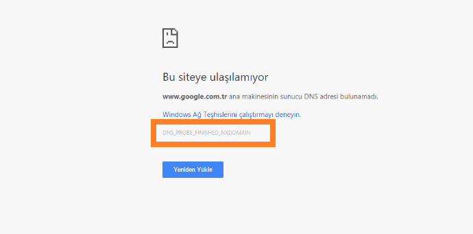 DNS_probe_finished_nxdomain
