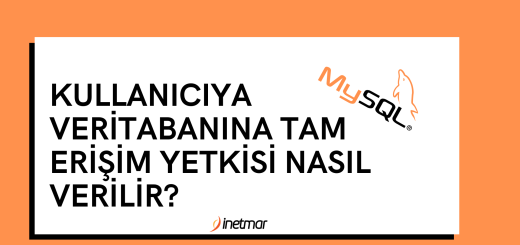 MySQL'de Kullanıcıya Bir Veritabanına Tam Erişim Yetkisi