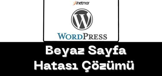 WordPress Beyaz Sayfa Hatası