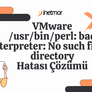 VMware /usr/bin/perl: bad interpreter: