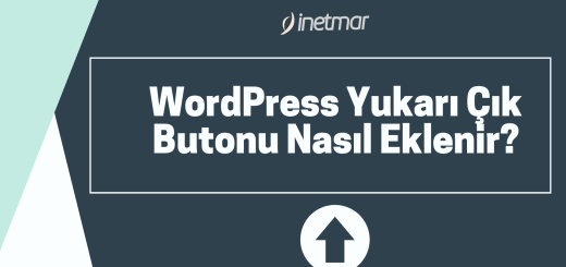 WordPress Yukarı Çık Butonu Nasıl Eklenir?