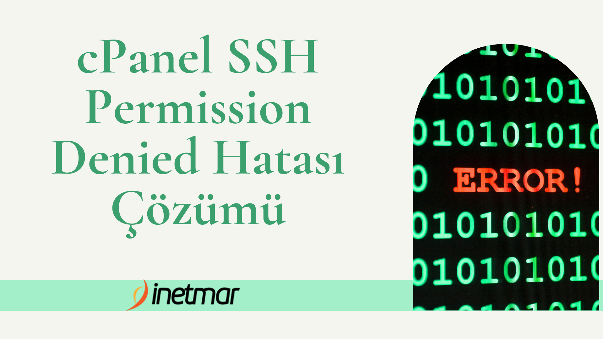cPanel SSH Permission Denied Hatası Çözümü