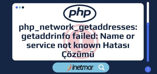 php_network_getaddresses: getaddrinfo failed: Name or service not known