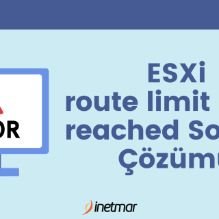 ESXi route limit (100) reached