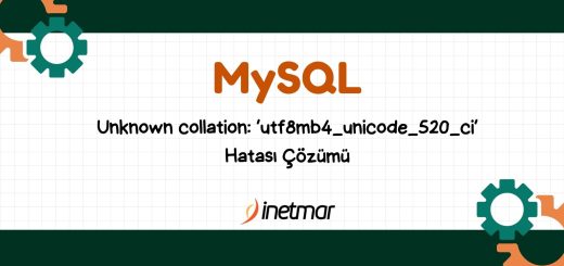 MySQL utf8mb4_unicode_ci Hatası Çözümü