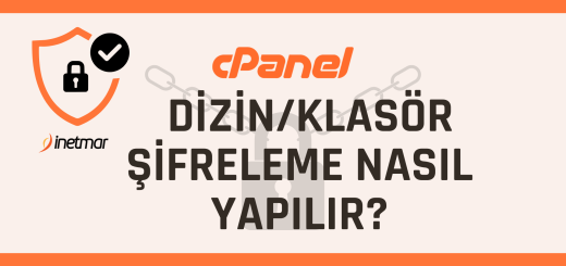 cPanel Üzerinden Dizin/Klasör Şifreleme