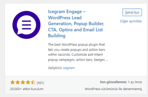 WordPress Popup Eklentileri