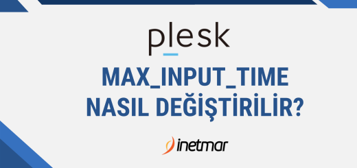 Plesk Panel max_input_time Değiştirme