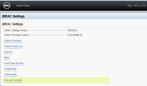 Dell Lifecycle Controller Disable