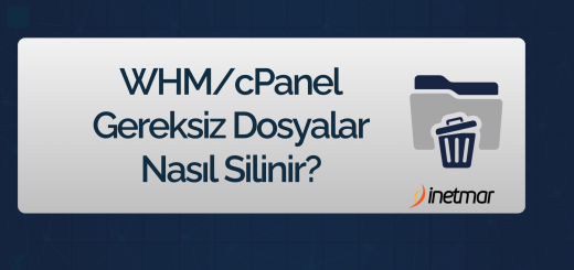 WHM cPanel Gereksiz Dosyalar Nasıl Silinir