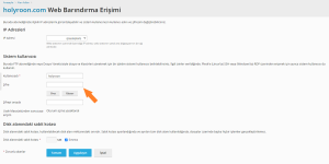 Plesk Panel FTP Şifre değiştirme