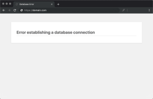 Error Establishing a Database Connection Hatası Çözümü (WordPress)