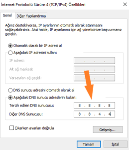 ERR_CONNECTION_RESET Hatası Çözümü