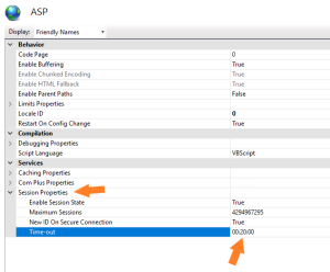 IIS Üzerinden ASP Session Timeout Nasıl Değiştirilir