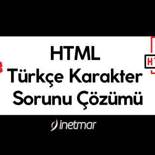 HTML Websitelerinde Türkçe Karakter Sorunu Çözümü