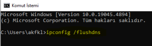 ERR_CONNECTION_TIMED_OUT Hatası Çözümü