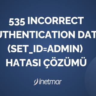 535 Incorrect authentication data (set_id=admin)