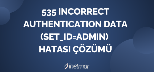 535 Incorrect authentication data (set_id=admin)