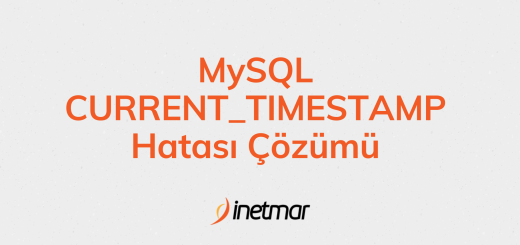 MySQL #1293 Hatası Çözümü