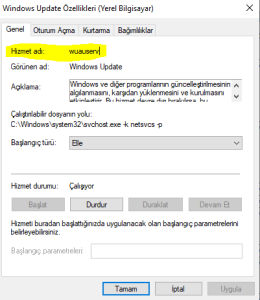 Update Kapatma İşlemi Nasıl Yapılır?