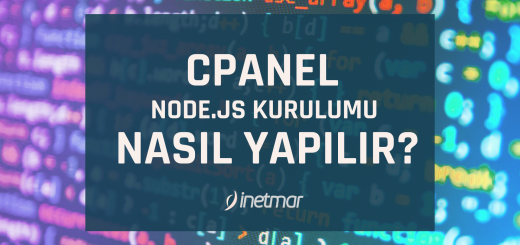 cPanel Node.JS Kurulumu
