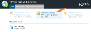 Plesk Panel PHP Sürüm Ekleme