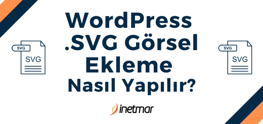 WordPress SVG Görsel Ekleme İşlemi