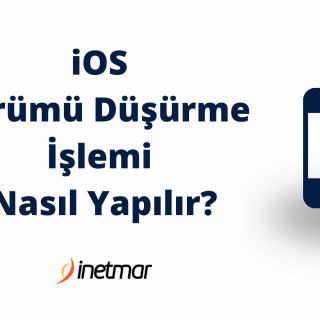 ios sürümü düşürme