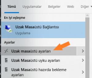 Uzak masaüstü bağlantısı