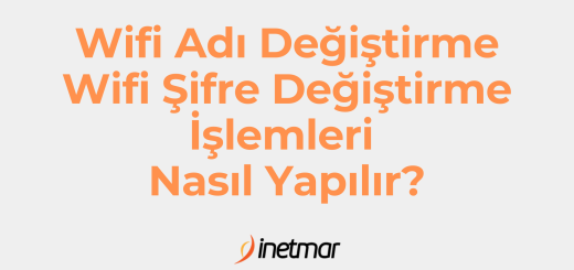 Wifi Şifre Değiştirme
