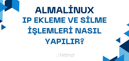 AlmaLinux IP Ekleme