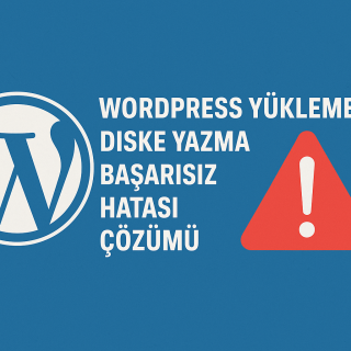 WordPress Diske Yazma Başarısız Hatası