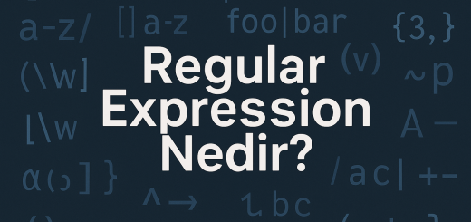 Regular Expression Nedir