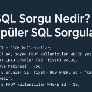 sql sorgu