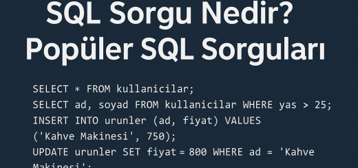 sql sorgu