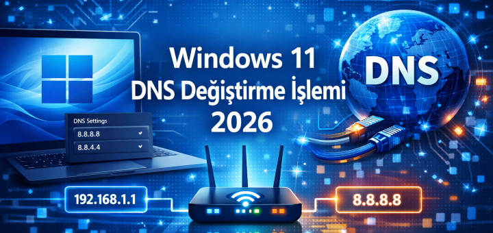 Windows 11 DNS Değiştirme