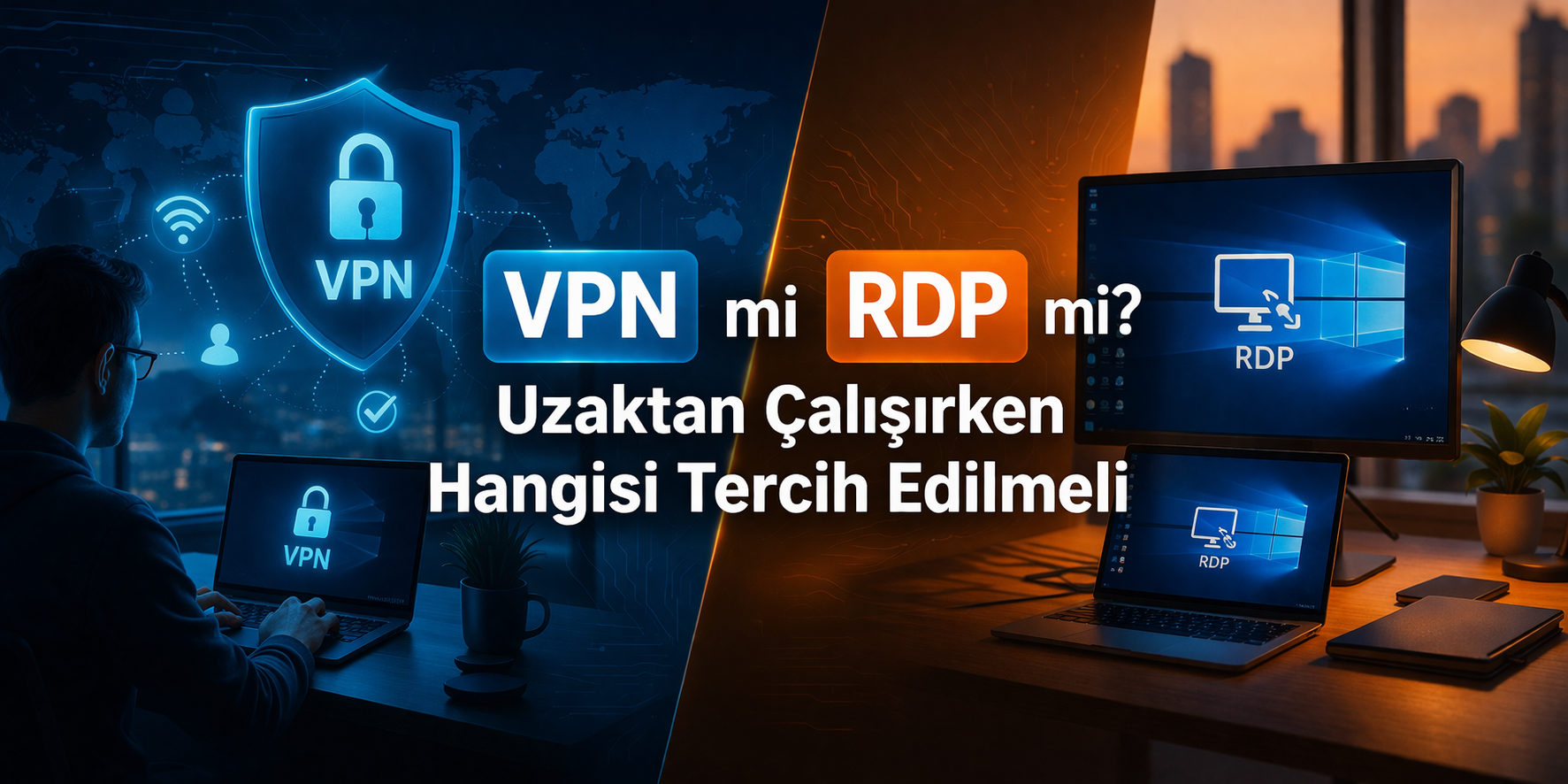 Vpn Rdp Bar Hide VPN mi RDP mi? Uzaktan Çalışırken Hangisi Tercih Edilmeli