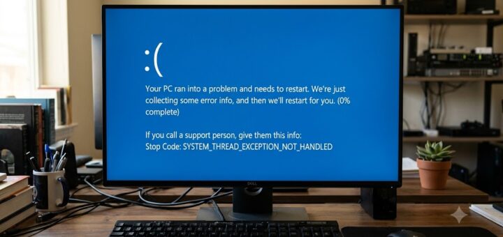 System Thread Exception Not Handlend